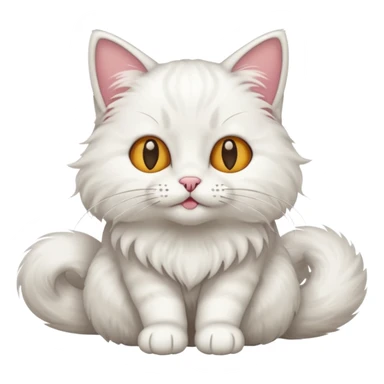 cat spreading legs  sticker