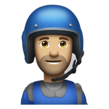 The jason-statham in the blue helmet sticker