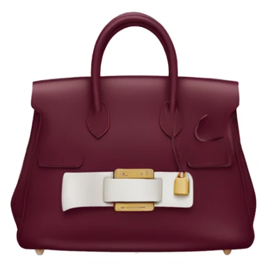 burgundy hermes bag sticker