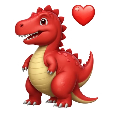 create a valentine torosaur sticker