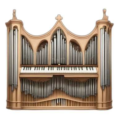 Auxerre cathedral church organ sticker