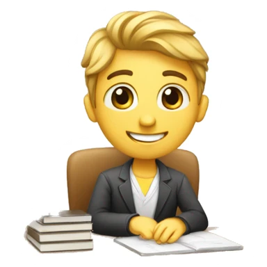 Un étudiant qui a le bac sticker