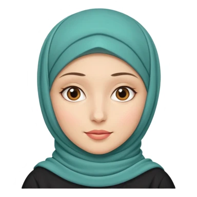 Emoji perempuan bertudung sticker
