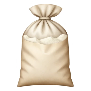flour in a parchment bag sticker
