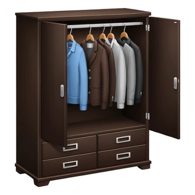 wardrobe modern closed sticker