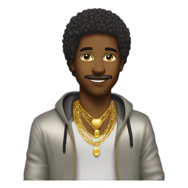 golden disco young sticker