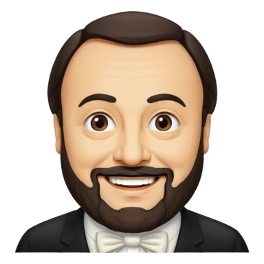 Luciano Pavarotti sticker