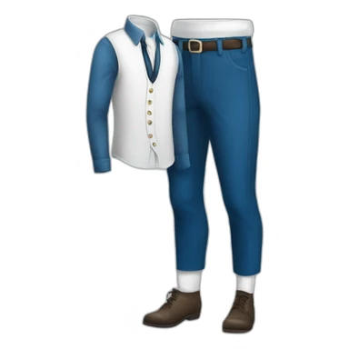 Lederhose bayern weißes Hemd graue Strümpfe blaue krawatte sticker