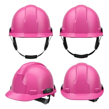 Pink Safety Helmets sticker