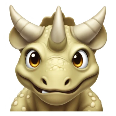 Triceratop emoji  sticker