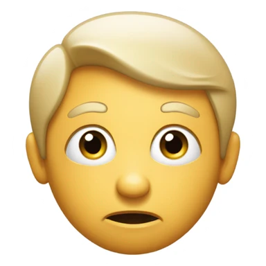 questioning face sticker