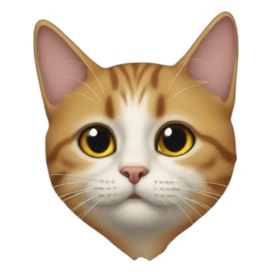 cat kiss sticker