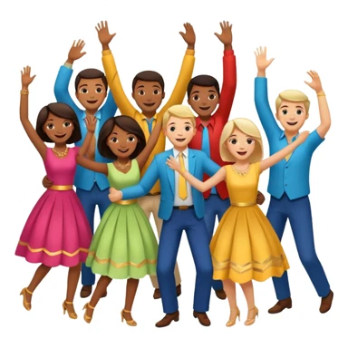 I want an emoji with people making a “horă” sticker