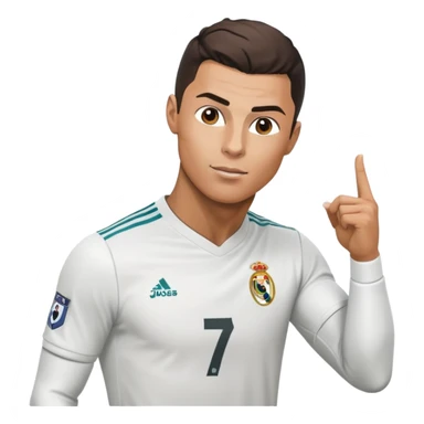 Cristiano Ronaldo haciendo el Siuuuuuuuuu  sticker