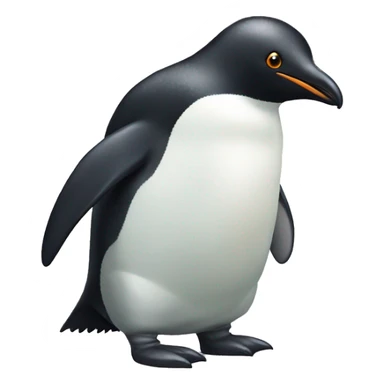penguin x dinosaur sticker