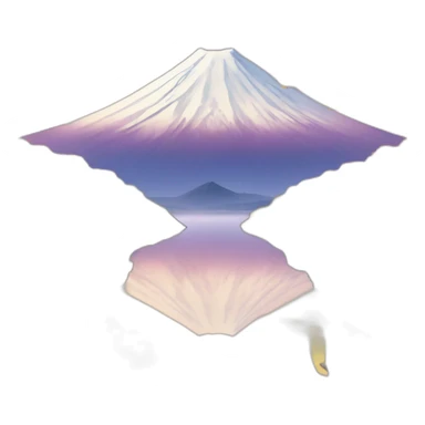 Pikachu Mount Fuji sticker