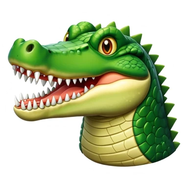 a crocodile sticker