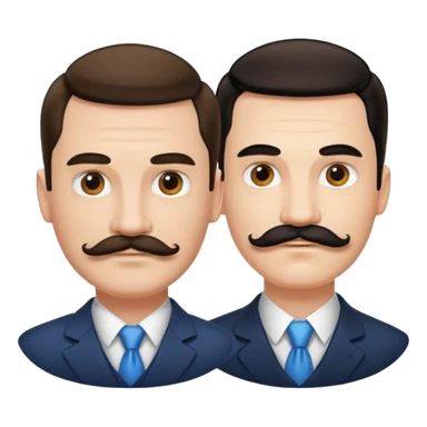 Hitler and mussolini sticker