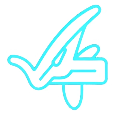 Neon cyberpunk style emoji, glowing terminal cursor with electric effects, futuristic hacker aesthetic sticker
