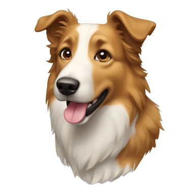 Shepherd collie mix dog  sticker