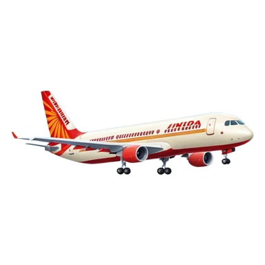 Air india taking off from airport sticker
