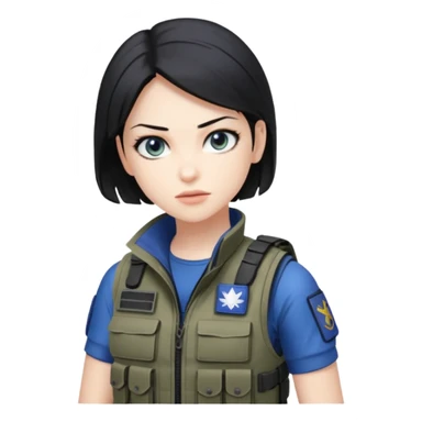 Jill Valentine resident evil sticker