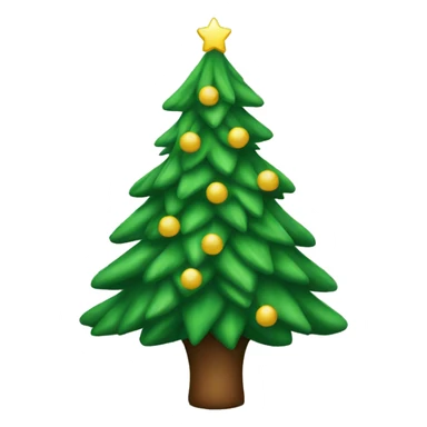 Christmas tree sticker