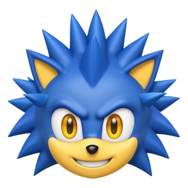 emoji sonic sticker