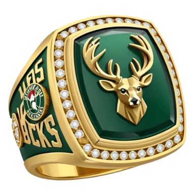 Milwaukee bucks championship ring sticker