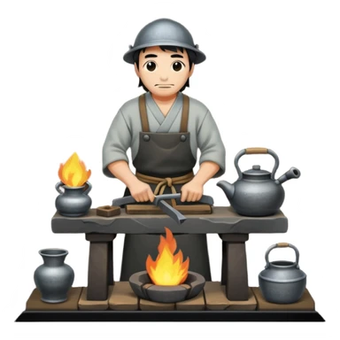 A Japanese blacksmith forge sticker