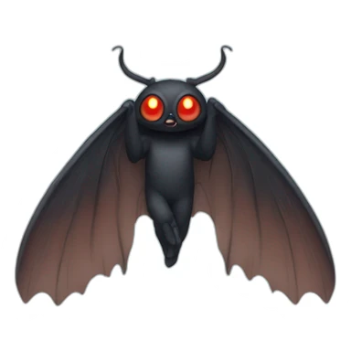 mothman-cryptid-flying sticker
