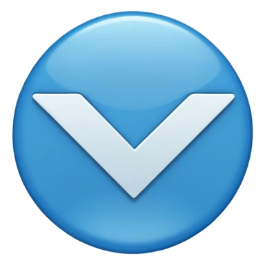 Verificado azul redondo sticker