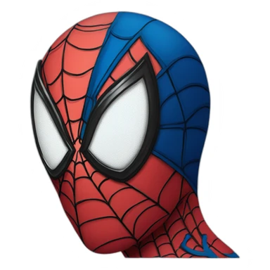 Spider man avec un coeur sticker