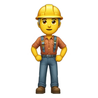 Retro escavadora sticker