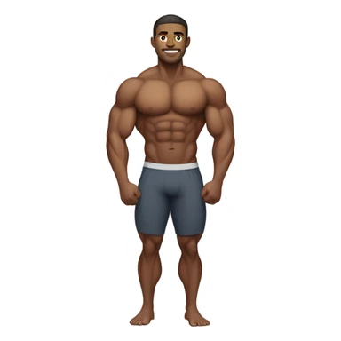 Healthy fit dude sticker