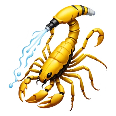 Scorpion spray sticker