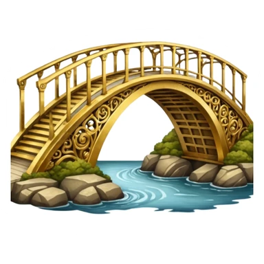 golden bridge sticker