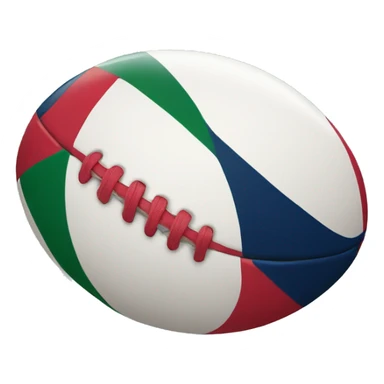 Rugby ball sticker