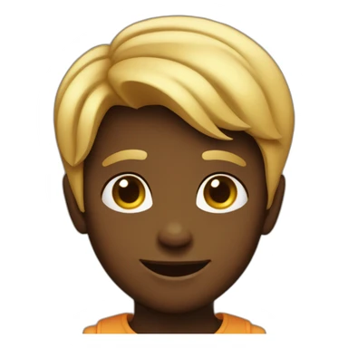 Boy with feeling lovely  sticker