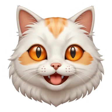 funny cat cry and laugh at the same time sticker