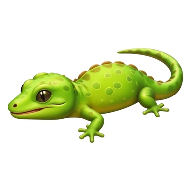 Meme-Worthy Cute Sleeping Gecko Portrait Emoji, Head resting peacefully with a contented smile, showcasing a diminutive, patterned body with smooth scales and eyes gently closed in serene slumber, Simplified yet adorably endearing features, highly detailed, glowing with a soft, drowsy tropical light, high shine, relaxed and utterly lovable, stylized with an air of playful laziness, soft glowing outline, capturing the essence of a sleeping gecko that feels destined to become the next viral icon of adorable rest! sticker