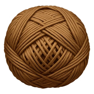 brown yarn  sticker