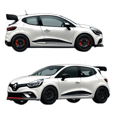 Renault Clio racing sticker