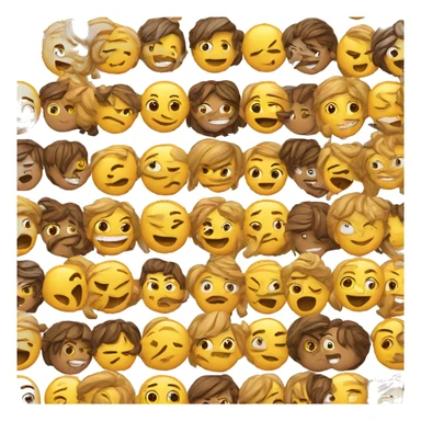 Emoji con cara del duko sticker