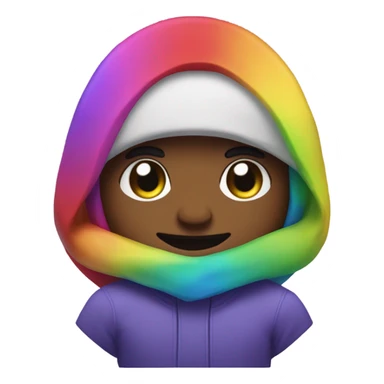 Rainbow among us  sticker