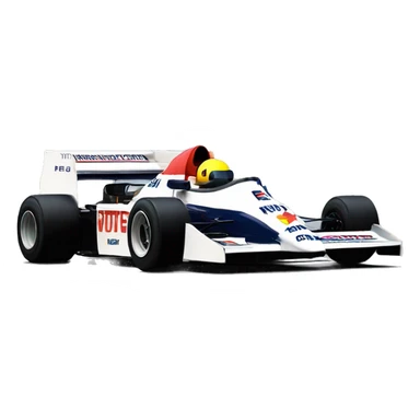 f1 toleman 1984 vue lateral sticker