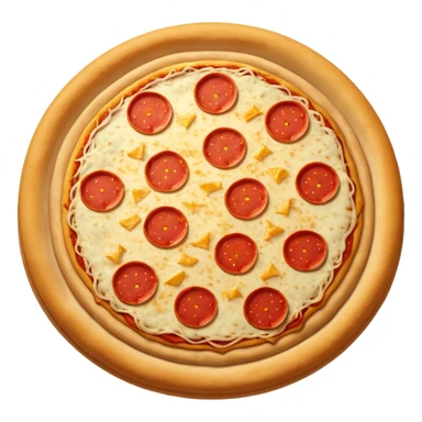 circle pizza sticker