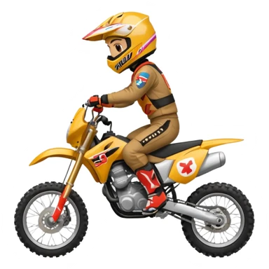 Roulig moto cross sticker