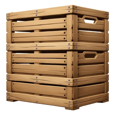 wooden crates sticker