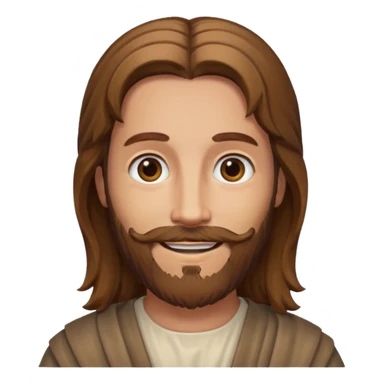 make a picture of Jesus smile sticker